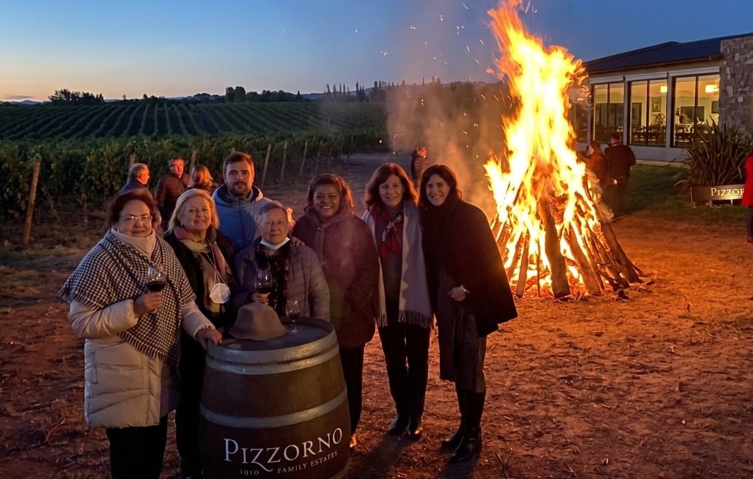 Fuegos de San Juan en Bodega Pizzorno